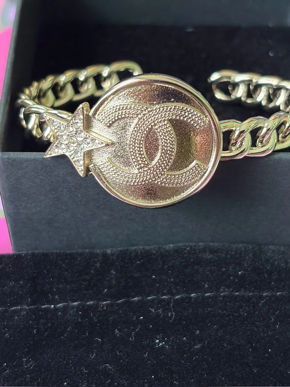 Chanel Gold  Bangle Bracelet